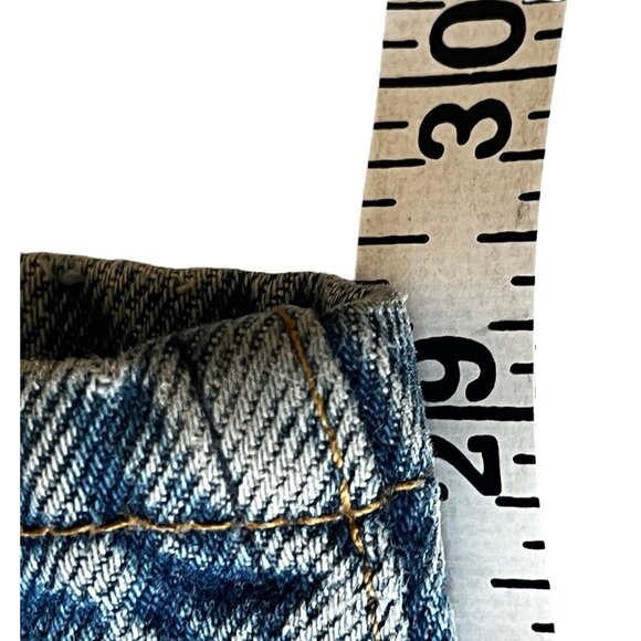 Levis 501 Mens Original Fit Blue Denim Jeans W38 L30 READ - Picture 11 of 11